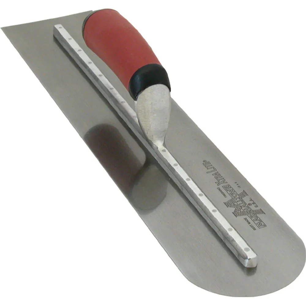 MARSHALLTOWN 406 x 102mm Carbon Steel Durasoft Handle Finishing Trowel MxS66RED