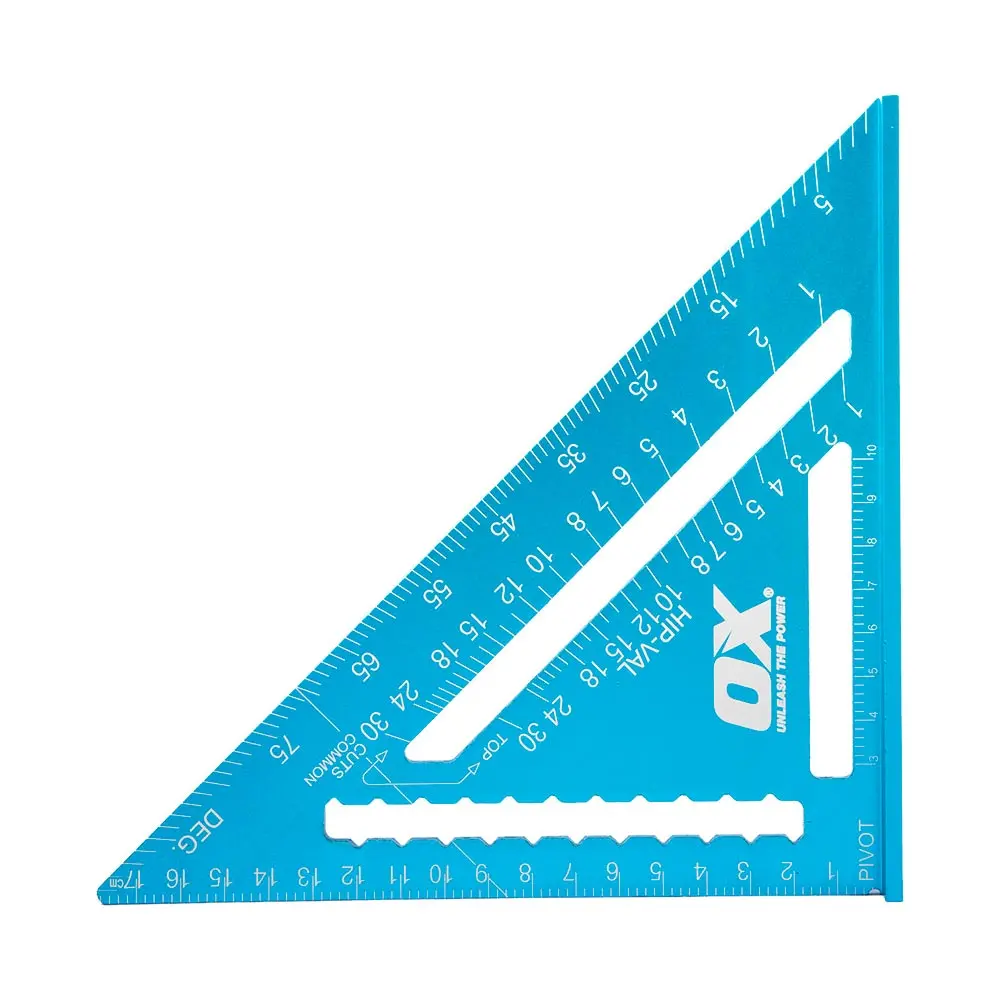 OX Pro 180mm Aluminium Rafter Square OX-P506518