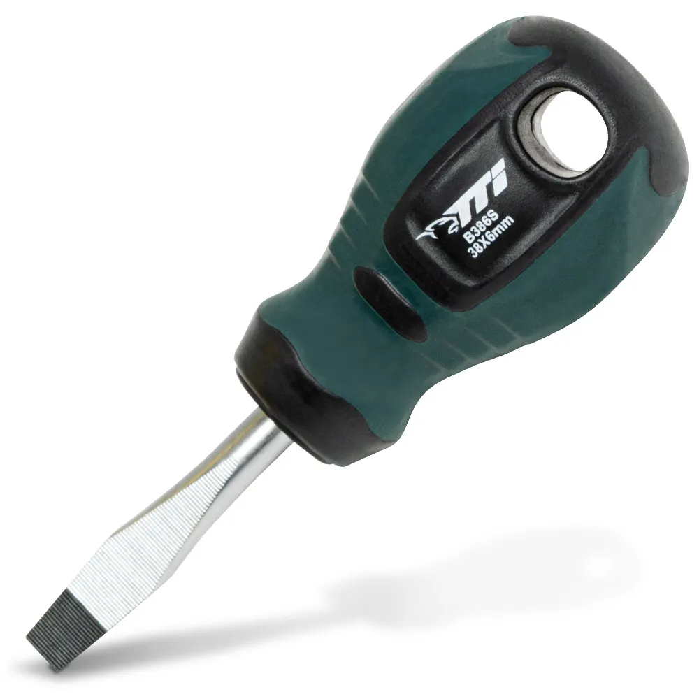 TTI 6mm x 38mm Slotted Screwdriver Stubby B386S