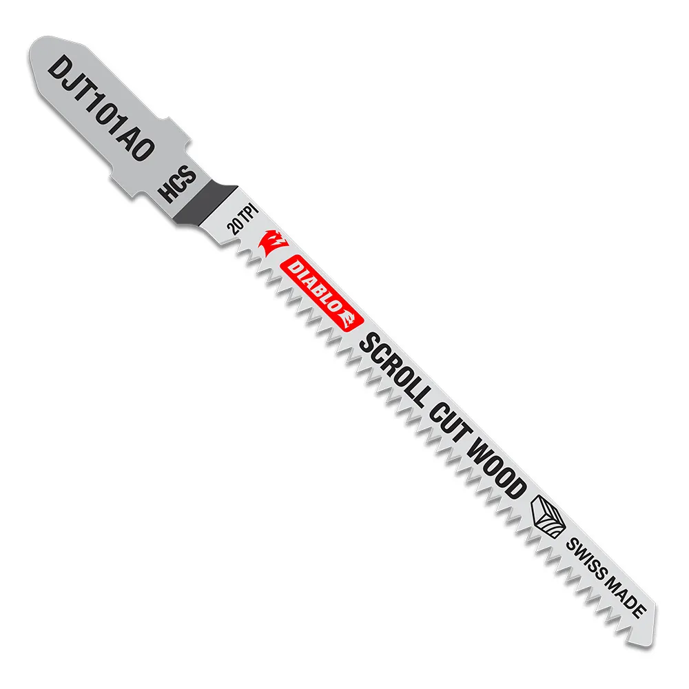 DIABLO 83mm High Carbon Steel Jig Saw Blade For Scroll Cuts In Wood 5 Piece 2608F02235