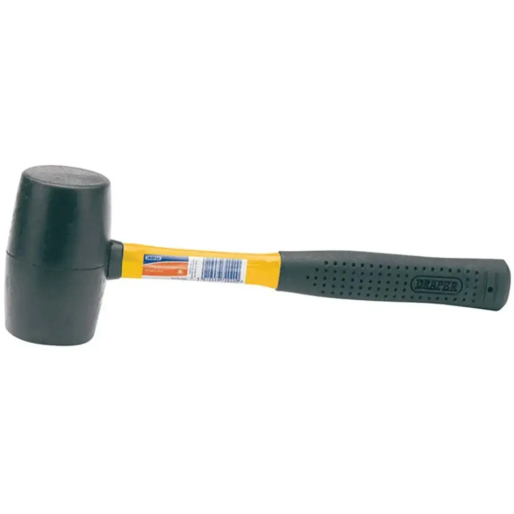 DRAPER Fibreglass Rubber Grip Rubber Mallet - Black 72020