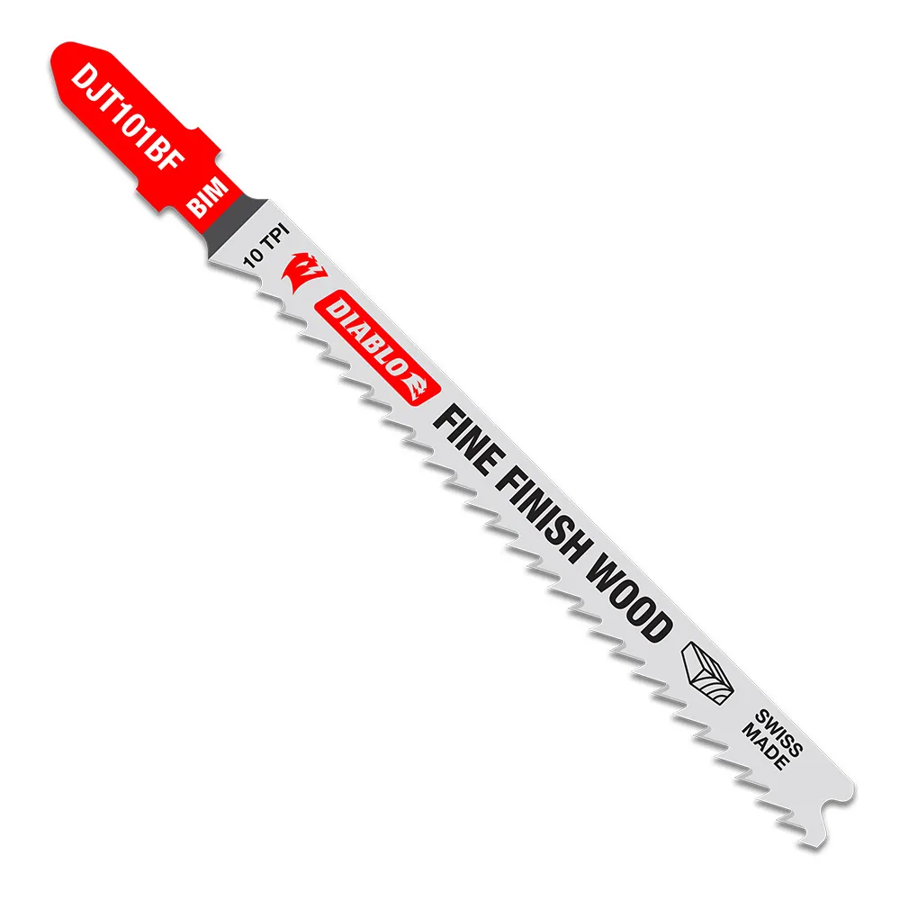 DIABLO 100mm Bi-Metal Jig Saw Blade For Fine Finish Cuts Wood 5 Piece 2608F02239