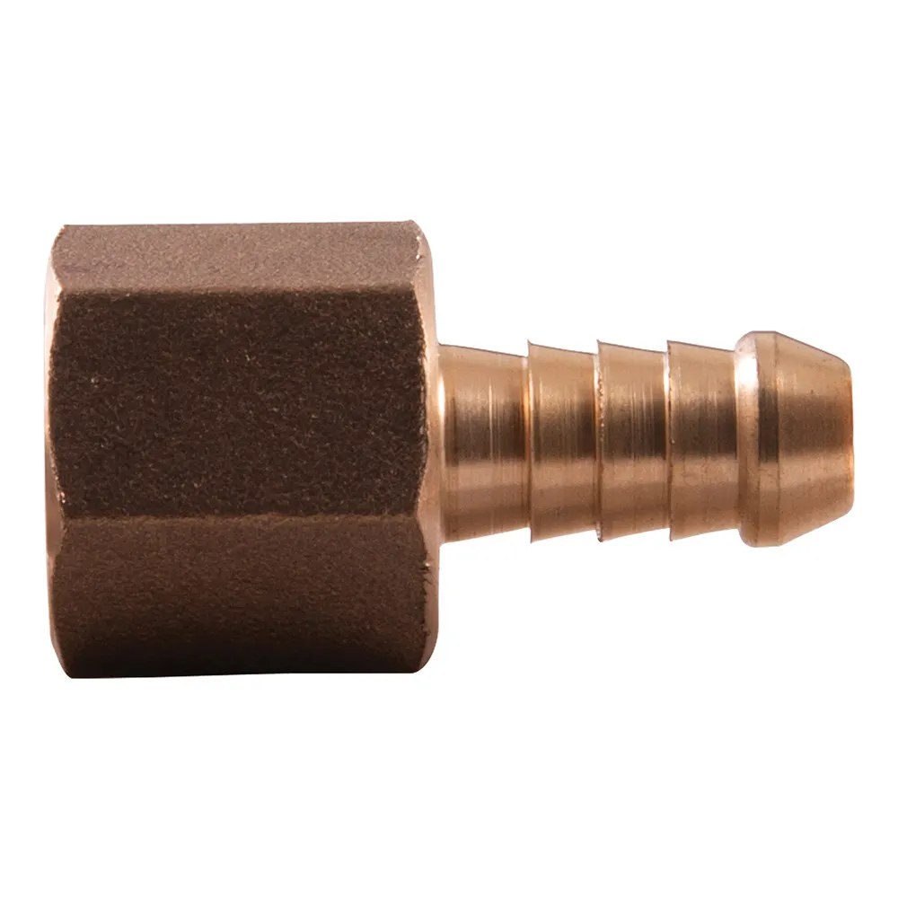 SONSBEEK TAILPIECE 3/8inch BARB 3/8inch BSP FEMALE, BRASS