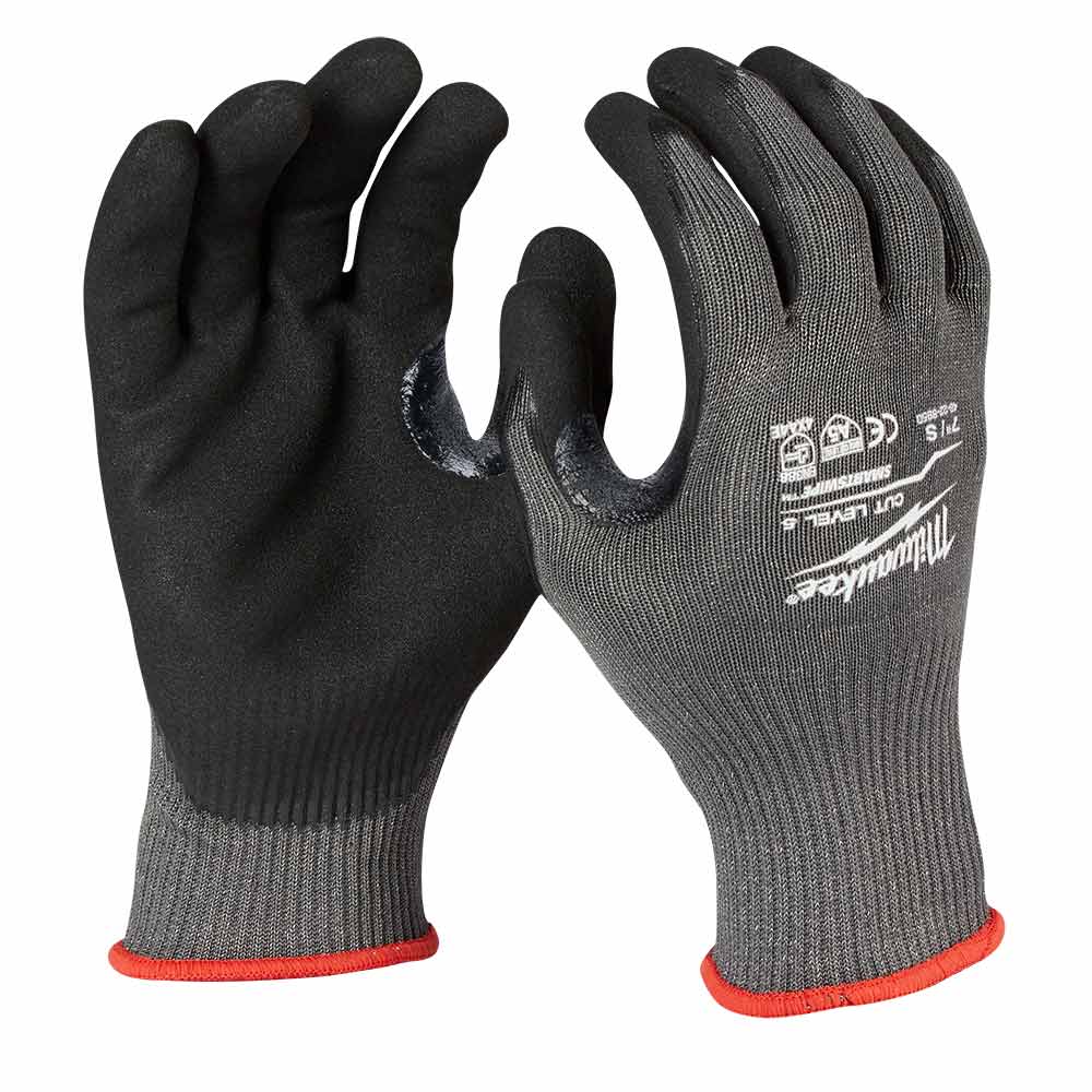 MILWAUKEE Nitrile Dipped Gloves Cut 5(E) - 12 Pack 48228950A