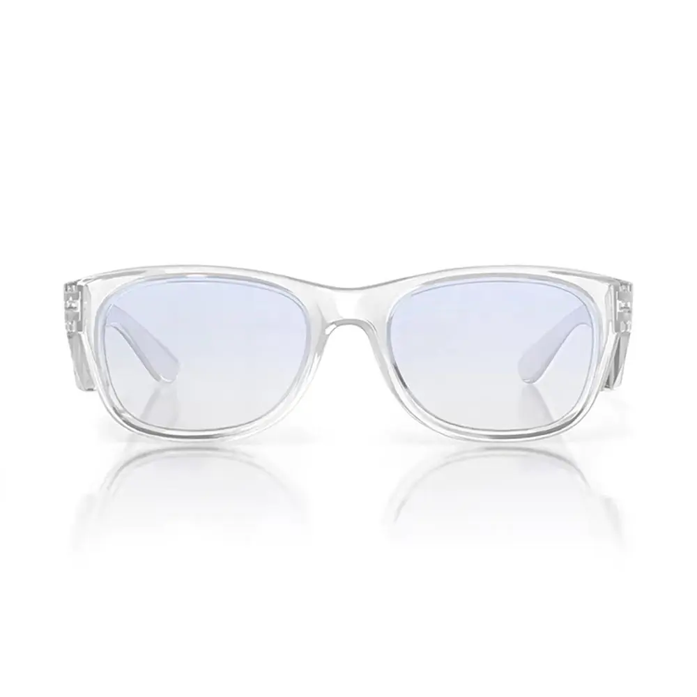 SAFESTYLE Classics Clear Frame Blue Light Blocking UV400 Lens Safety Glasses CCB100