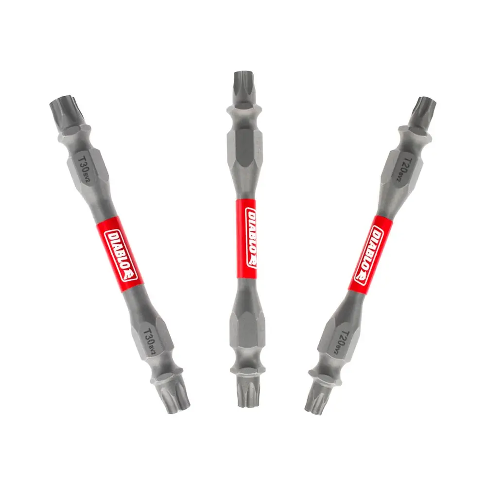 DIABLO Double Ended Insert Bit Torx 3 Piece 2608F02433