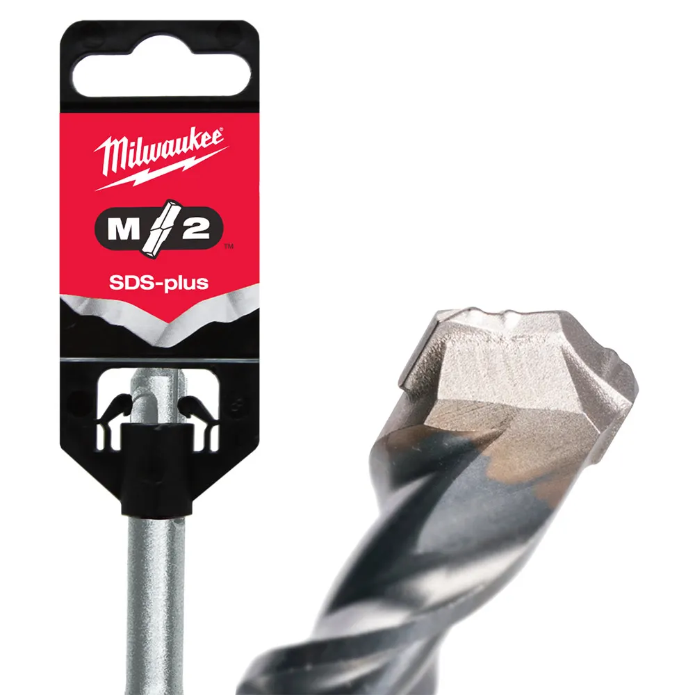 MILWAUKEE 6.0 x 110mm 2-Cutter TCT SDS-Plus Hammer Drill Bit - M2 4932307068