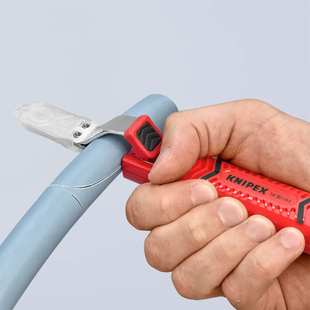 KNIPEX 165mm Dismantle Cable Knife with Hook Blade 1620165SB