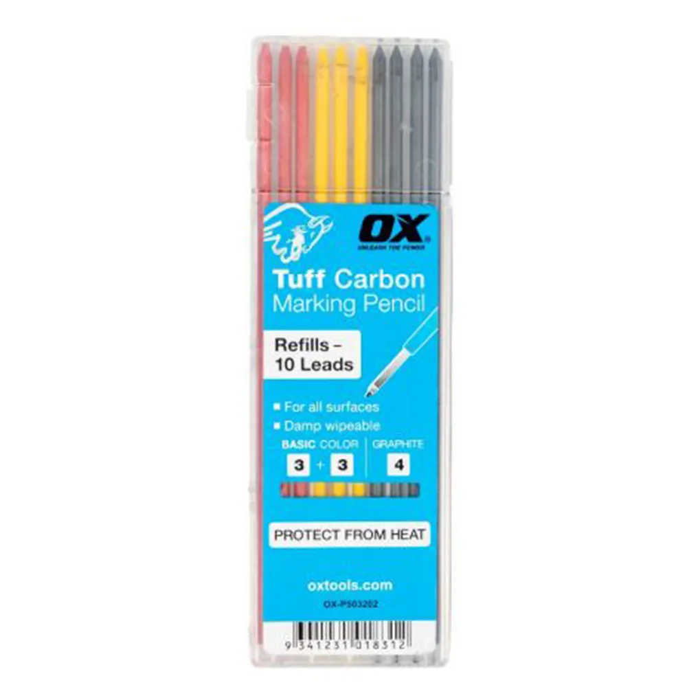 OX Pro Tuff Carbon Marking Pencil Leads 10pcs OX-P503202