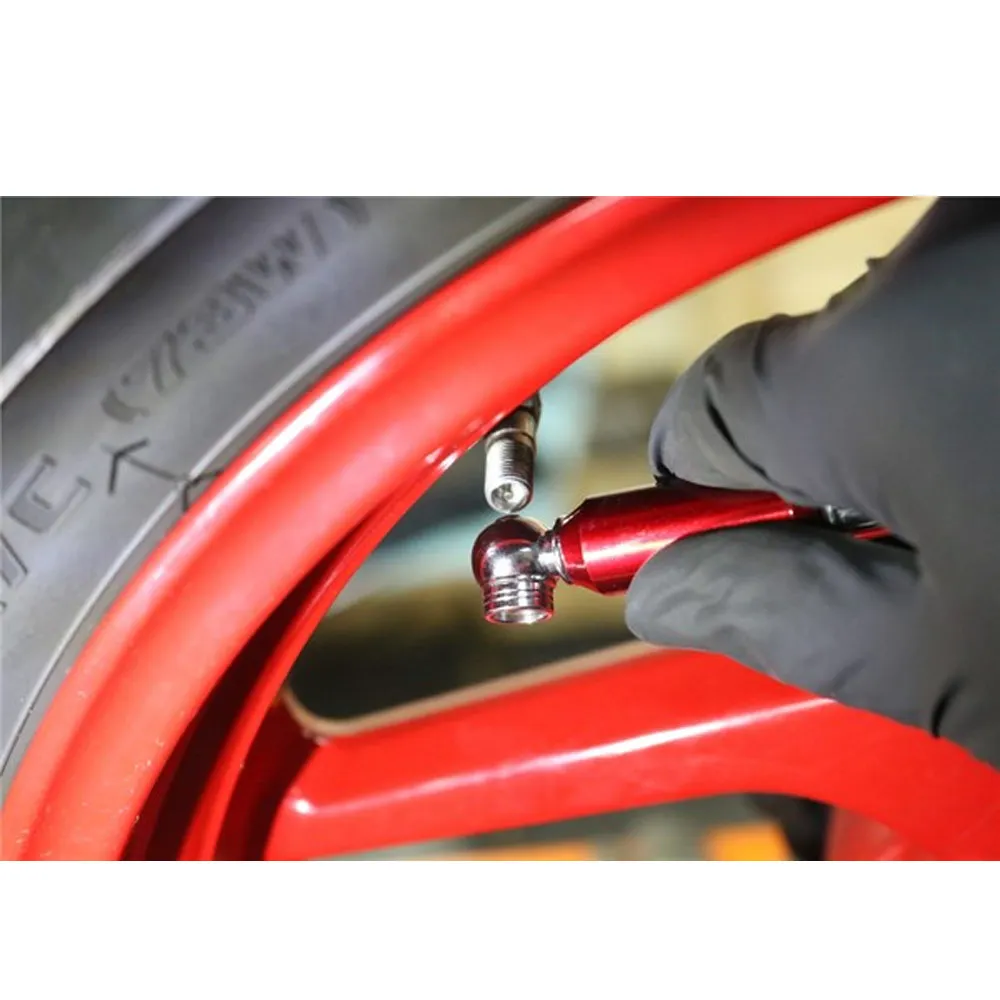 BIKESERVICE Tyre Pressure Dial Gauge Suits Motorbike BS80086