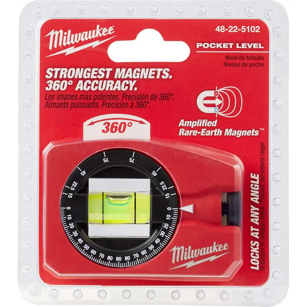 MILWAUKEE 360 Degree Magnetic Pocket Level 48225102