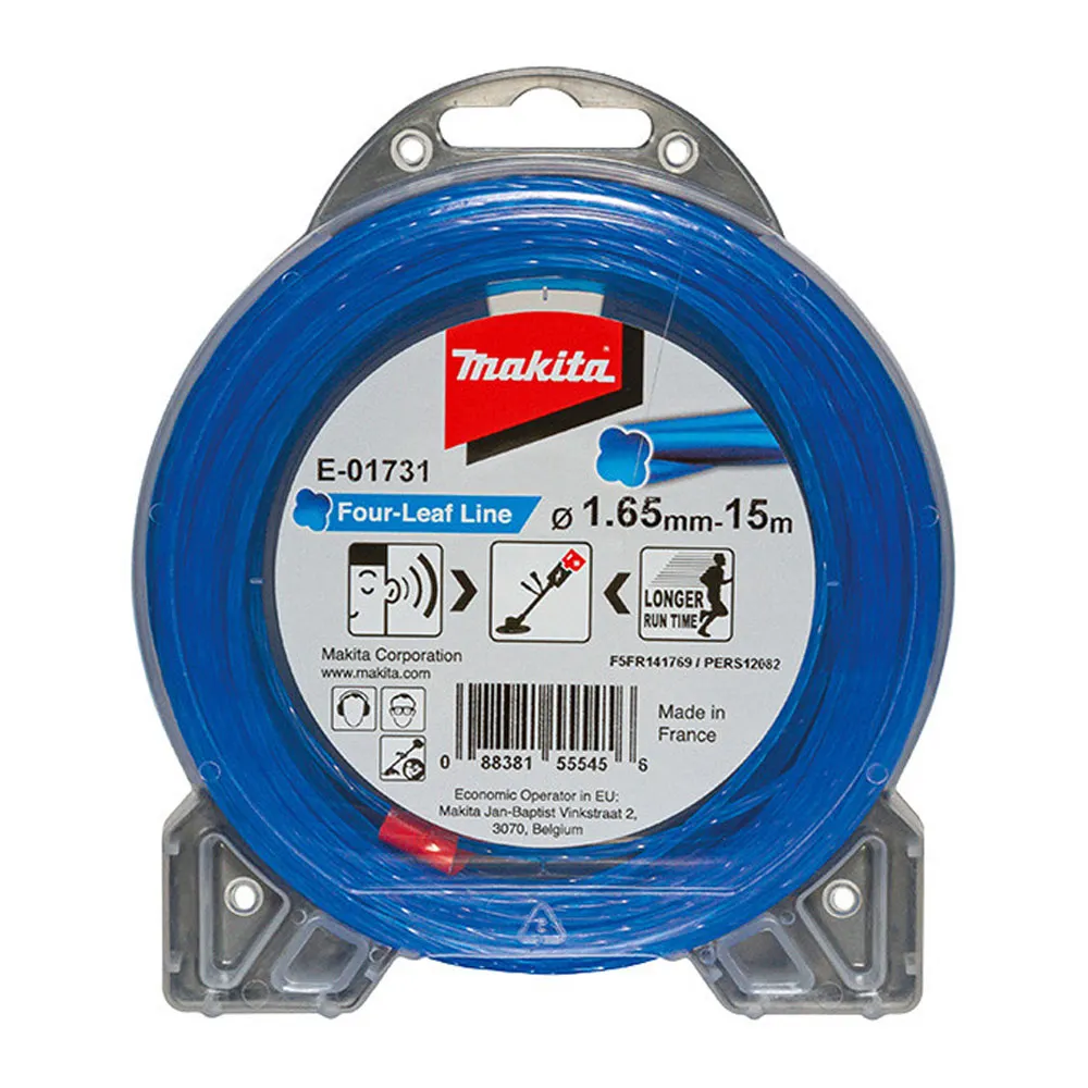 MAKITA 1.65mm x 15m Four Leaf Silent Nylon Line E01731