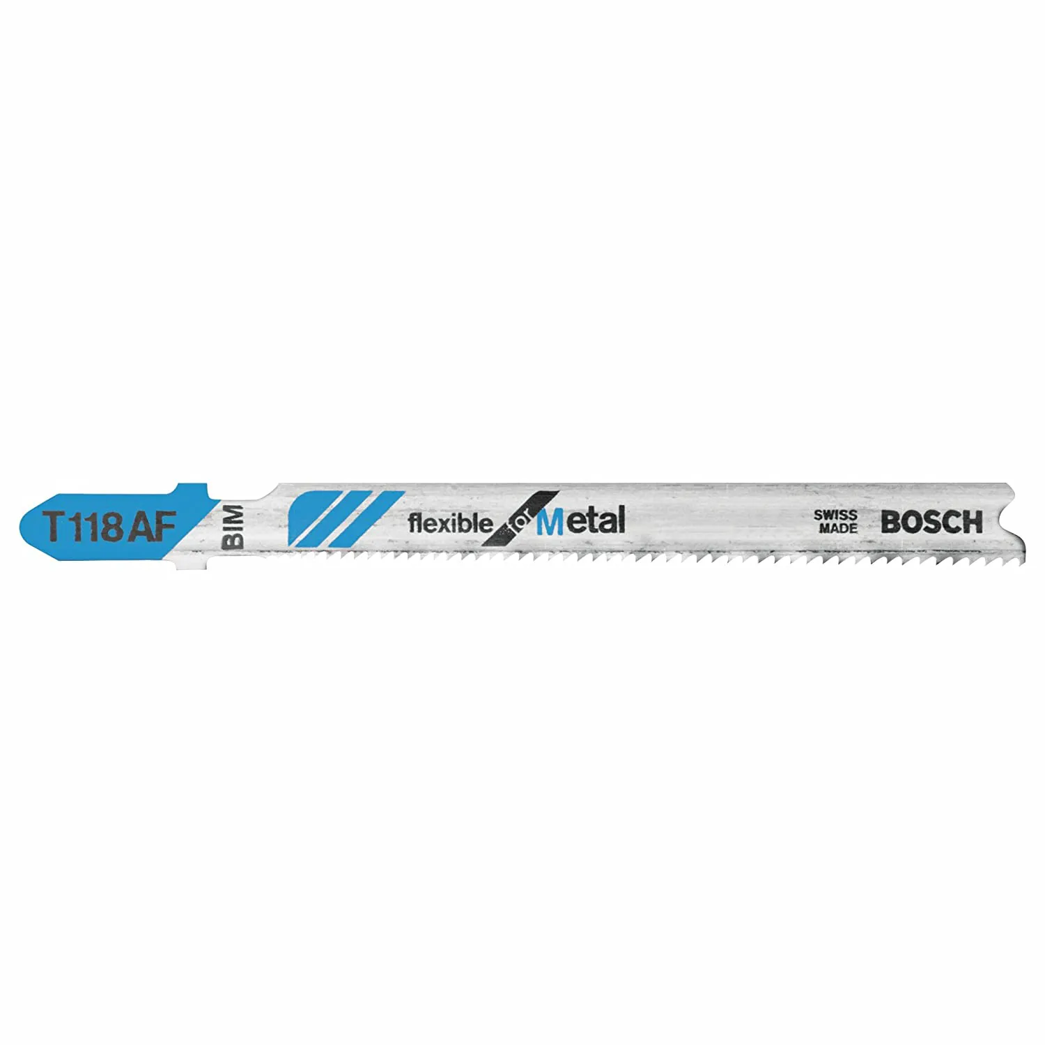 BOSCH 92mm T-Shank Jigsaw Blade for Metal T118AF - 5 Piece
