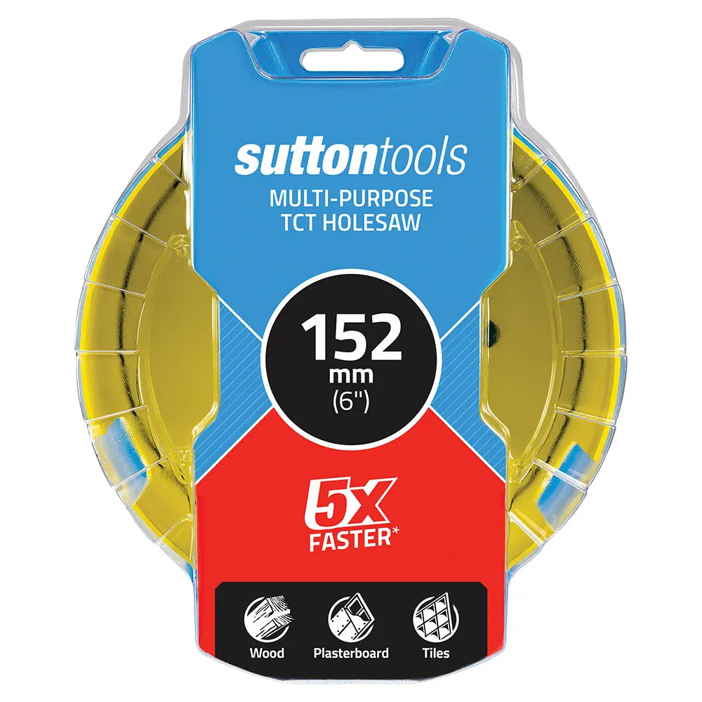 SUTTON 152mm (6inch) TCT Multi-Purpose Holesaw