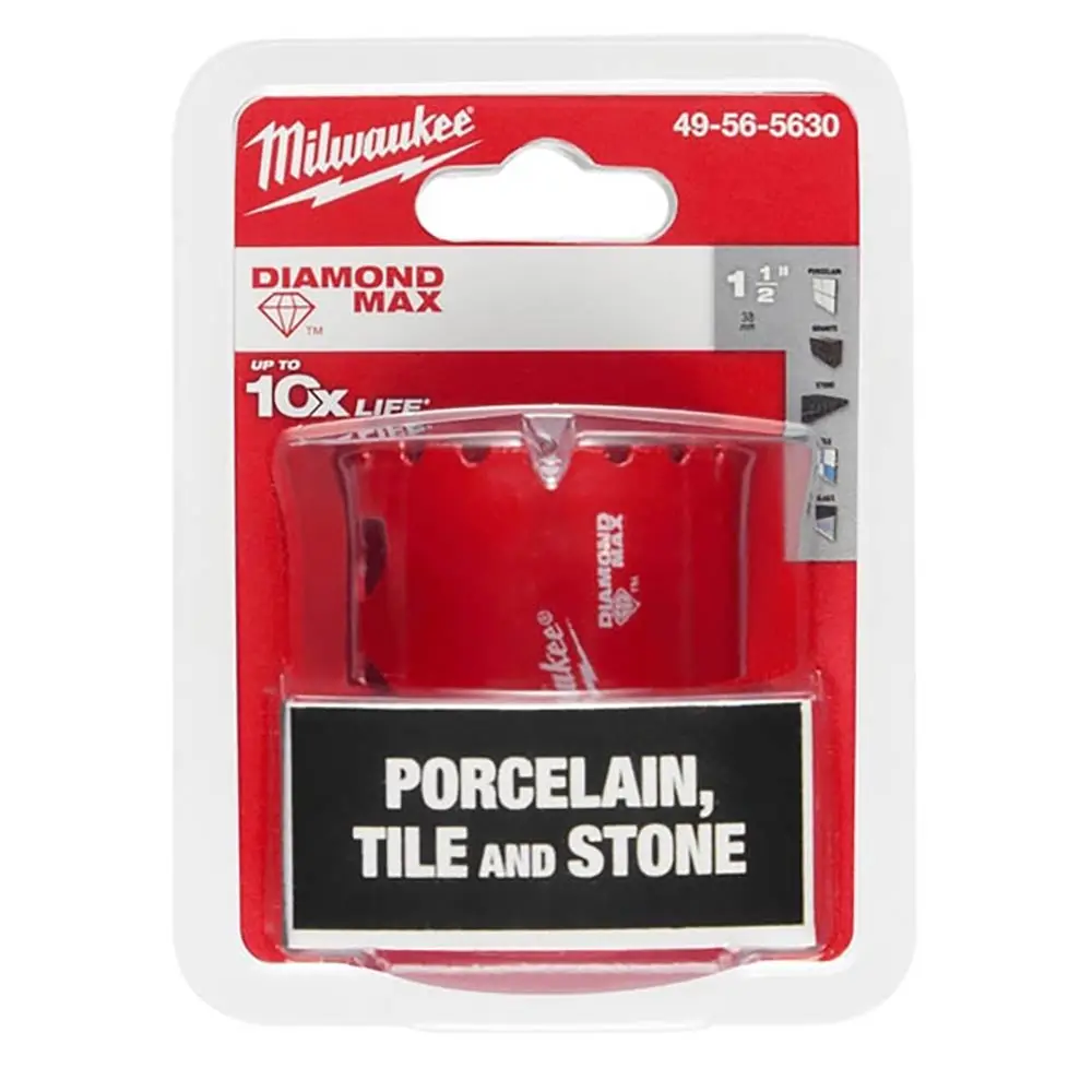 MILWAUKEE 38mm (1-1/2inch) Diamond Holesaw - DIAMOND PLUS 49565630