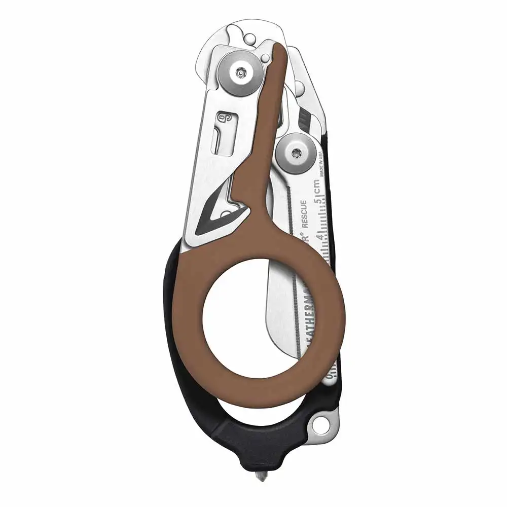 LEATHERMAN INC 6 Built-In Ems Tools Tan/Black Handles - Box YL833062