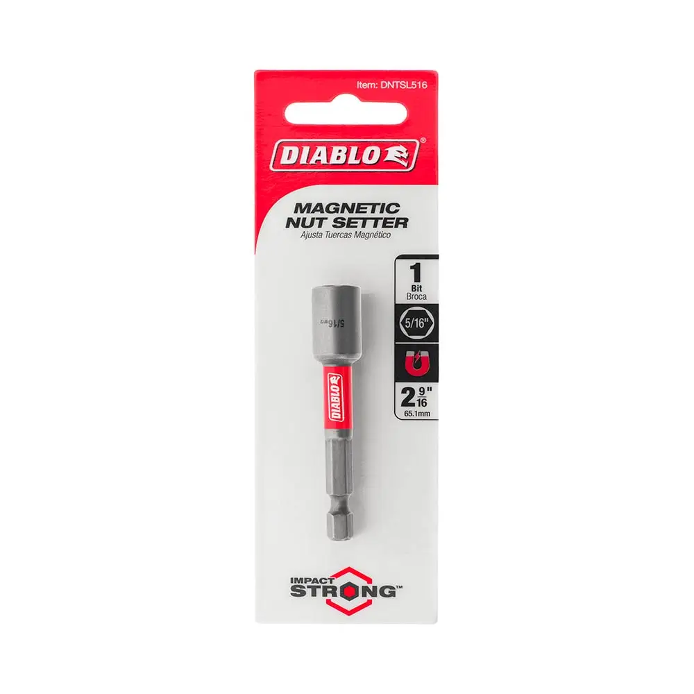 DIABLO 5/16 inch Magnetic Nut Setter 65mm 2608F02443