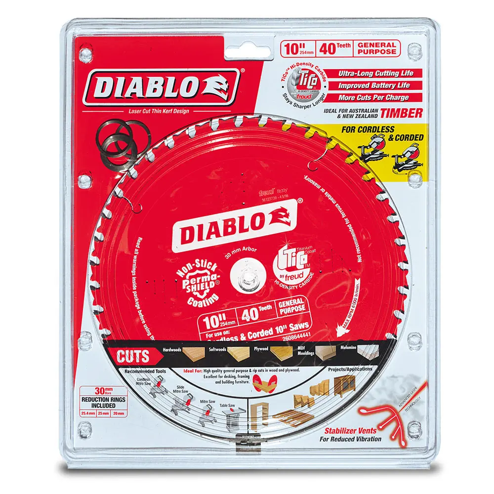 DIABLO 254mm 40T General purpose Saw Blade 2608644441