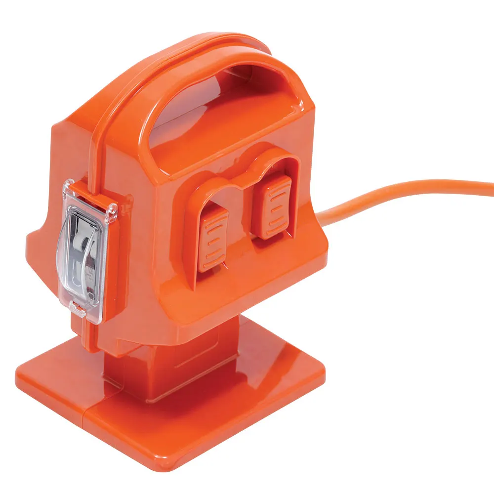 DETROIT 10A 4-Way Powerboard with Safety Switch DETPSOA10A