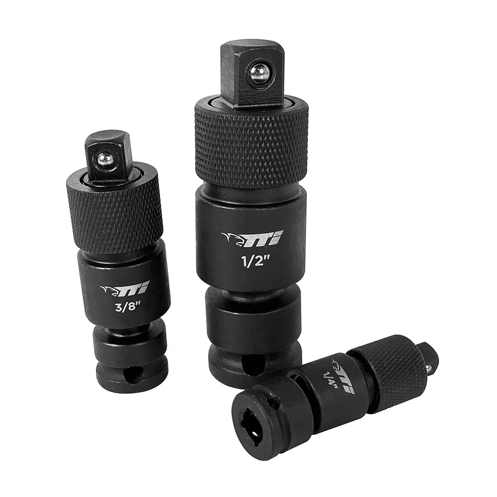 TTI 1/4" 3/8" 1/2" Universal Locking Joint Impact Set - 3 Piece TMXMUJS31