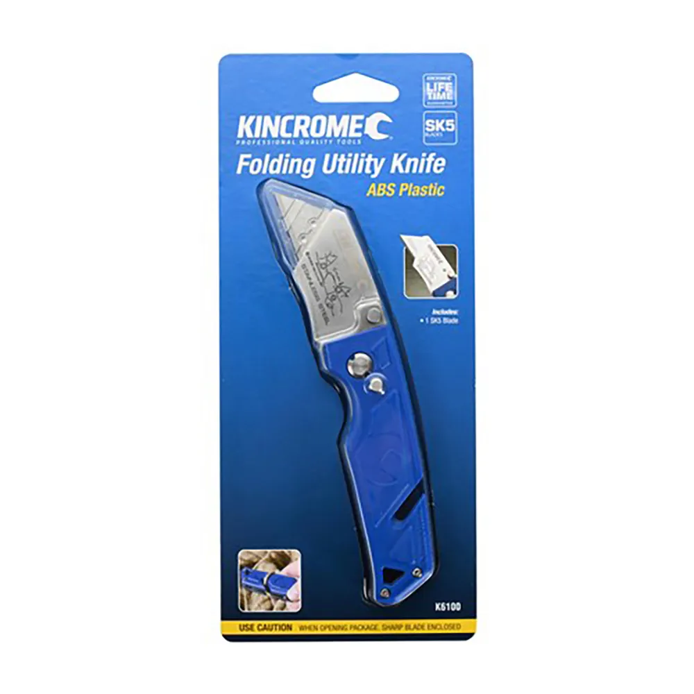 KINCROME Folding Utility Knife Plastic K6100