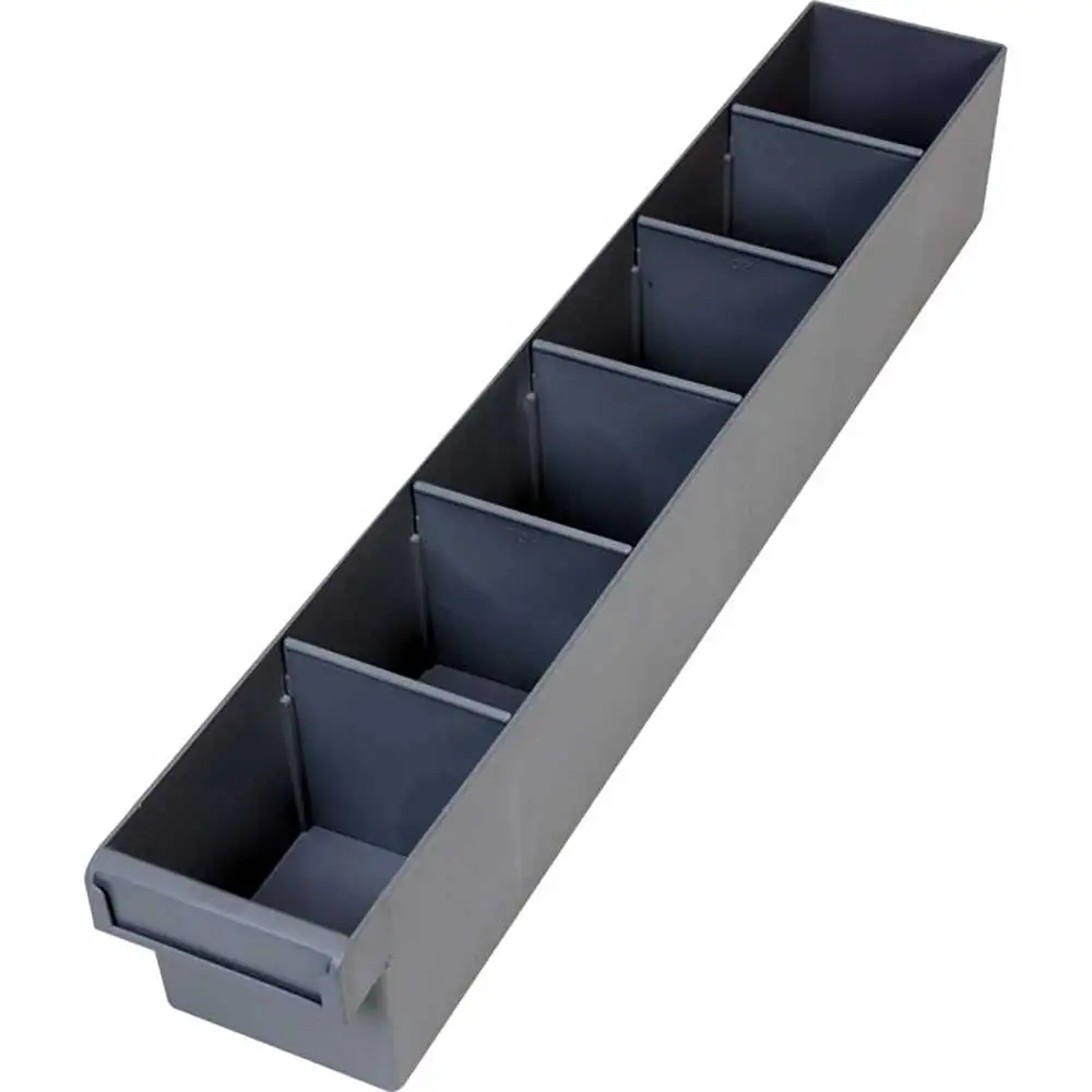 FISCHER Spare Parts Storage Tray w. 5 Removable Dividers - Extra Long 1H027