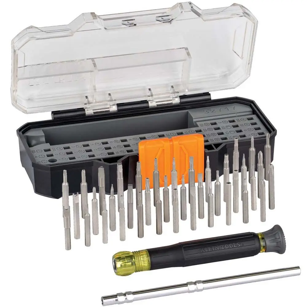 KLEIN All-in-1 Precision Screwdriver Bit Set with Case - 39 Piece A32717