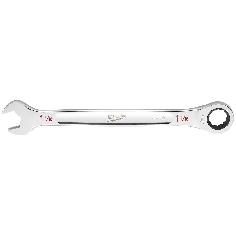 MILWAUKEE 1-1/16" SAE Ratcheting Combination Wrench 45969234
