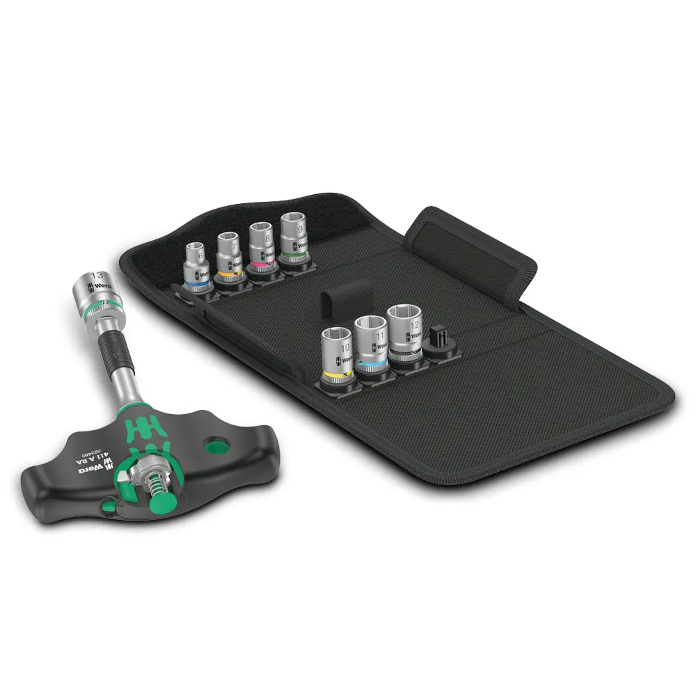 WERA Kraftform Kompakt 400 RA Set - 9 Piecces WER023470