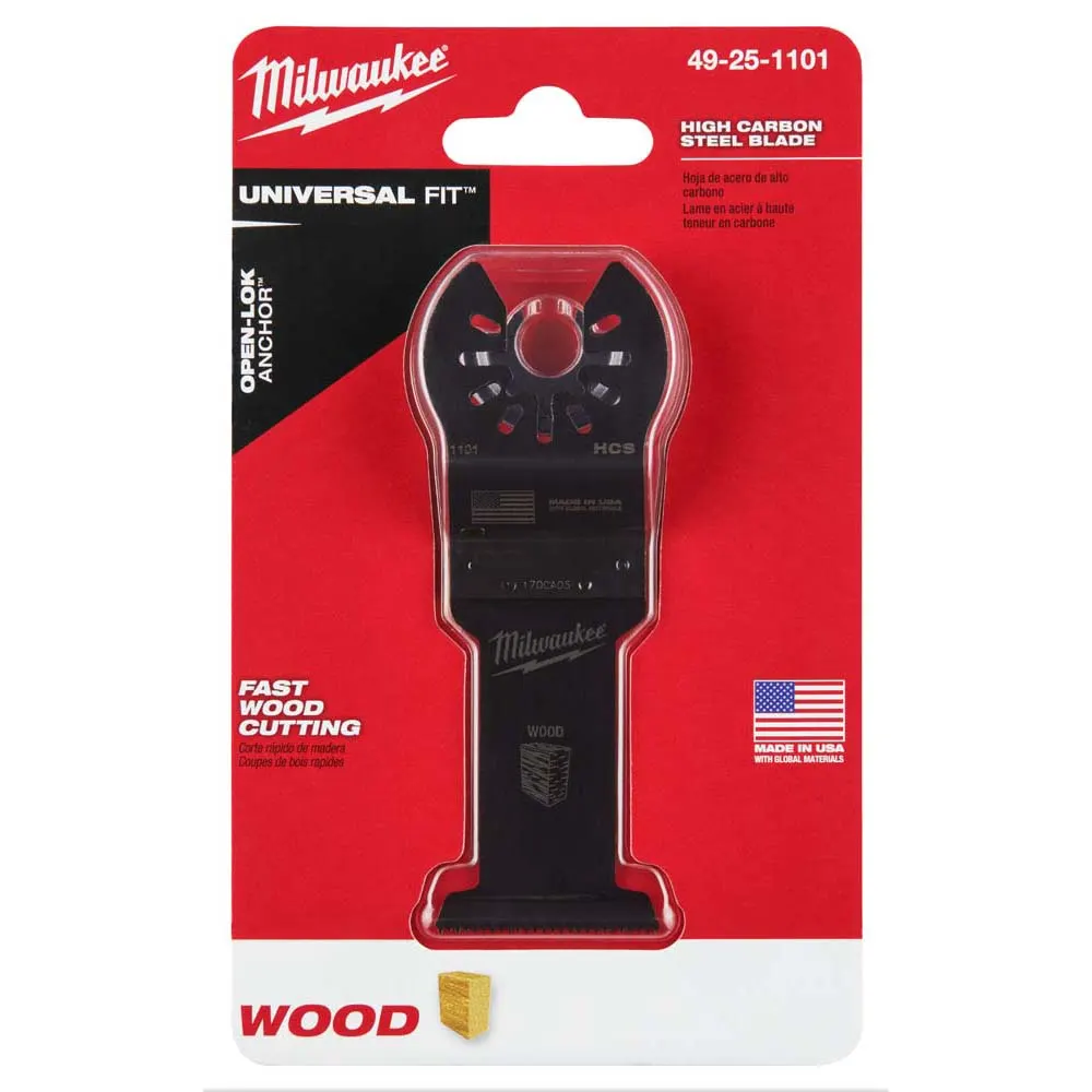 MILWAUKEE 35mm OPEN-LOK High Carbon Steel Wood Blade 49251101