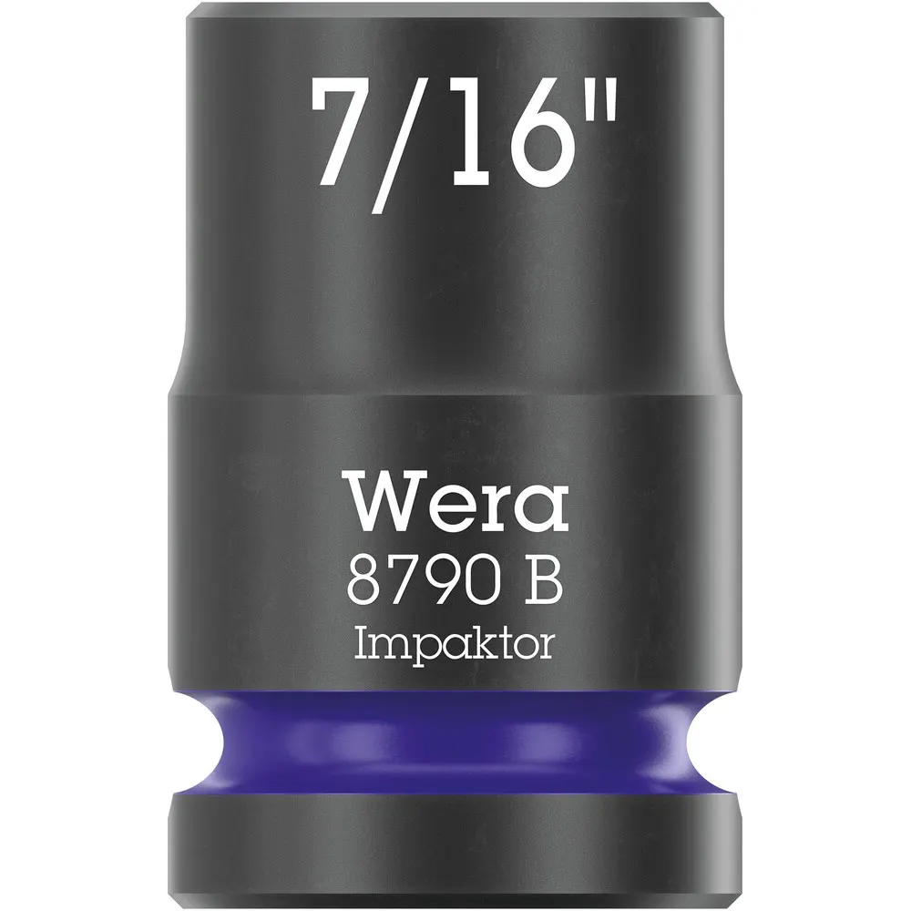 WERA 7/16 x 30mm 3/8inch Drive Impact Socket WER005517