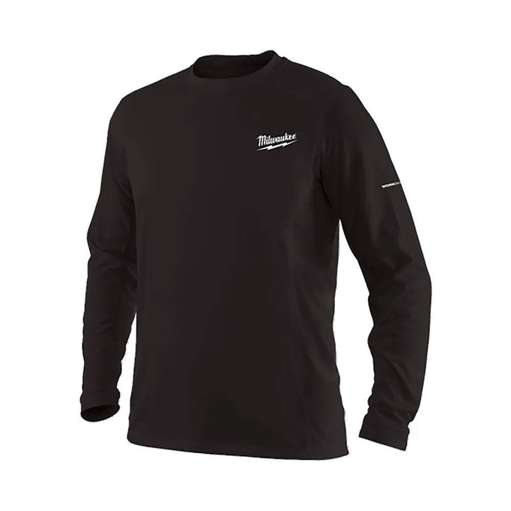 MILWAUKEE WORKSKIN Lightweight Performance Shirt - Long Sleeve Black XL 415BXL