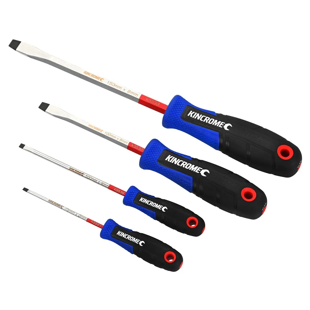 KINCROME TorqueMaster Blade Screwdriver Set - 4 Piece K5519