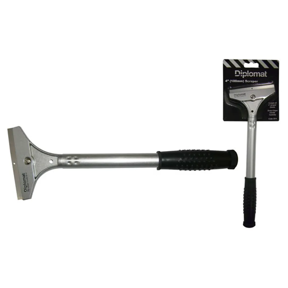 DIPLOMAT 100mm Blade Scraper w. 300mm Long Handle B14