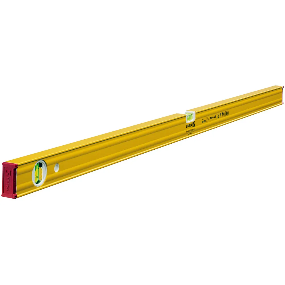 STABILA 1200mm Level Box Sect 2 Vial Magnetic 80ASM/120