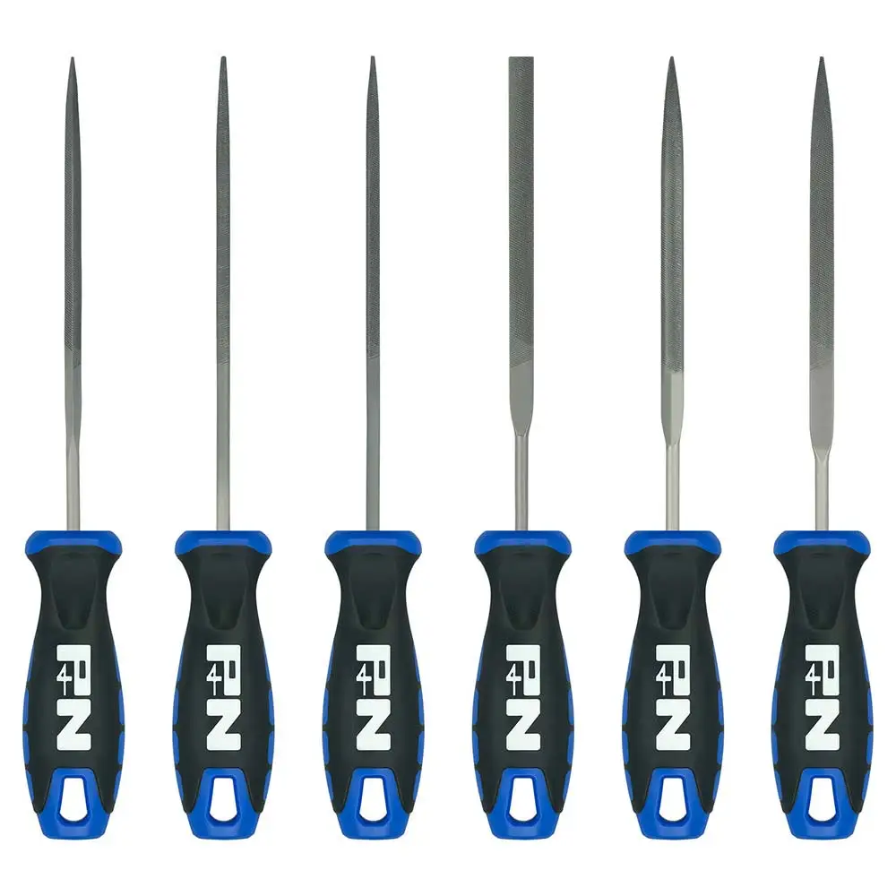 P&N 100mm File Set Precision In Case Handle - 6 Piece PW3416044