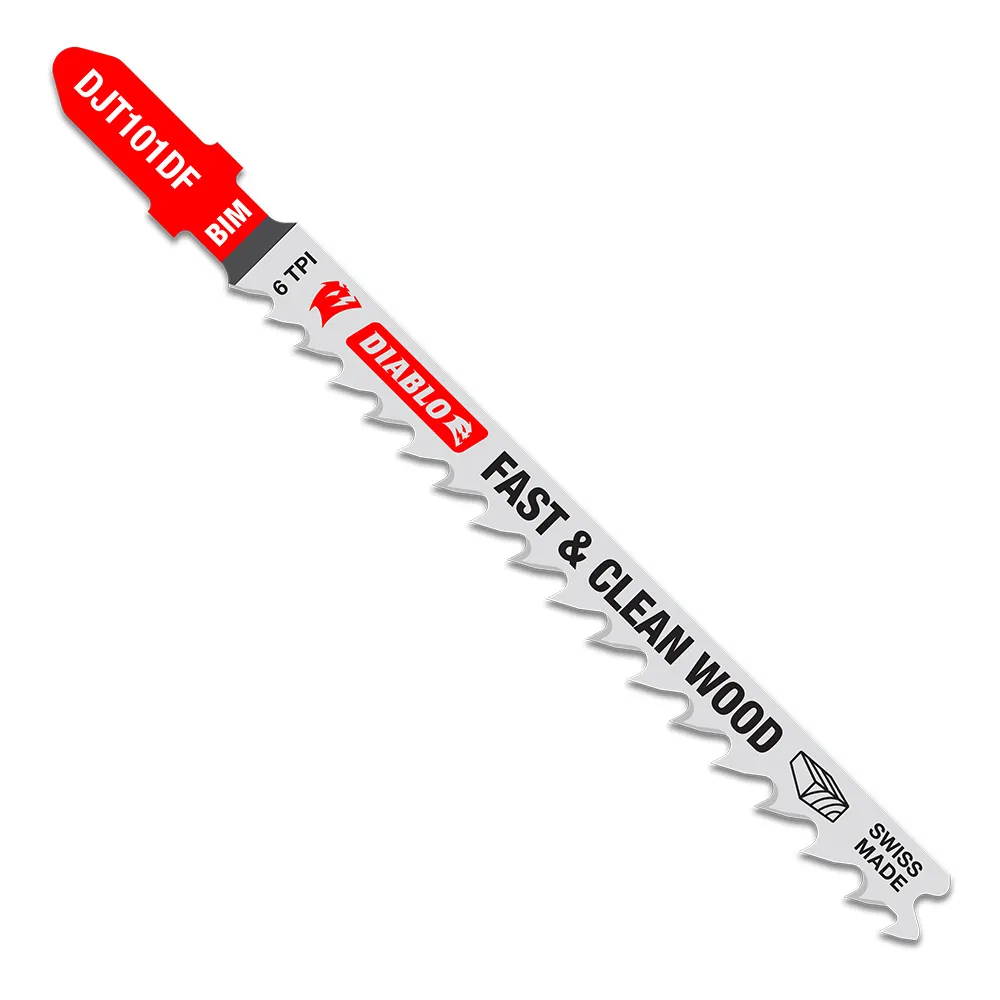 DIABLO Jig Saw Blade Bi-Metal For Fast & Clean Wood Cuts 5 Piece 2608F02241