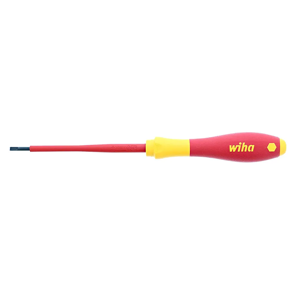 WIHA 2.5mm x 75mm Flat VDE Insulated Screwdriver 40820