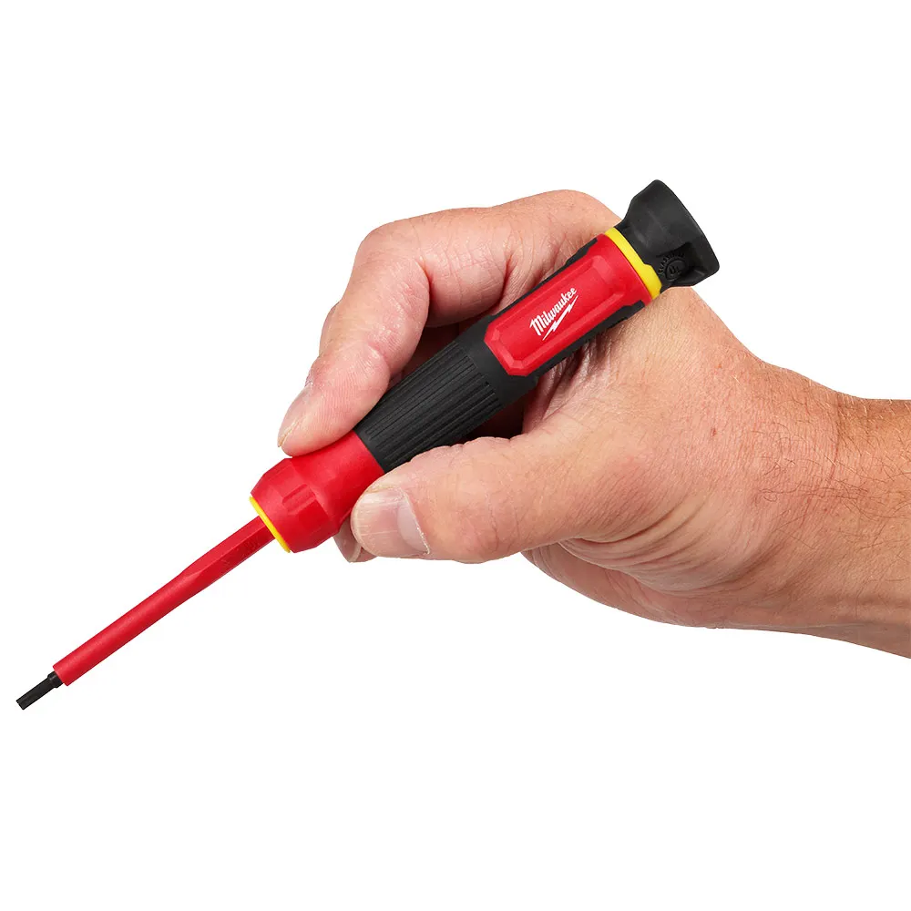 MILWAUKEE 8-in-1 1000v Insulated Precision Multi-Bit Screwdriver 48222217
