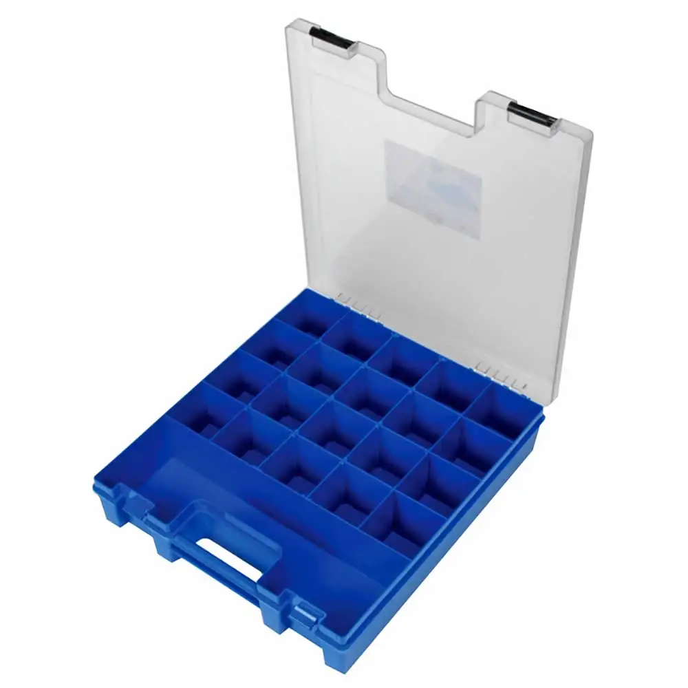 FISCHER Ezi-Pak 21 Compartment Carry Case Blue 1H150B