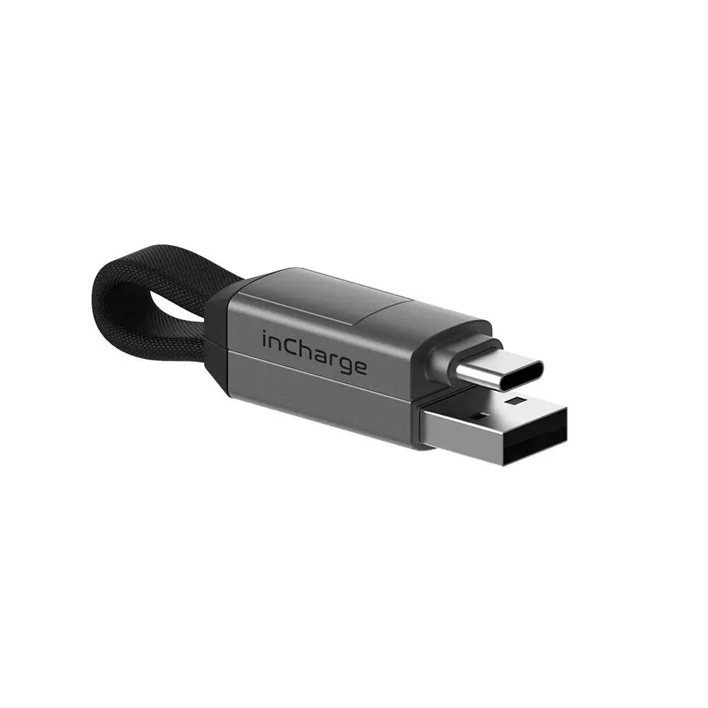 ROLLING SQUARE 18W 6 in 1 Keyring Cable inCharge 6 - Mercury Grey SIX01R