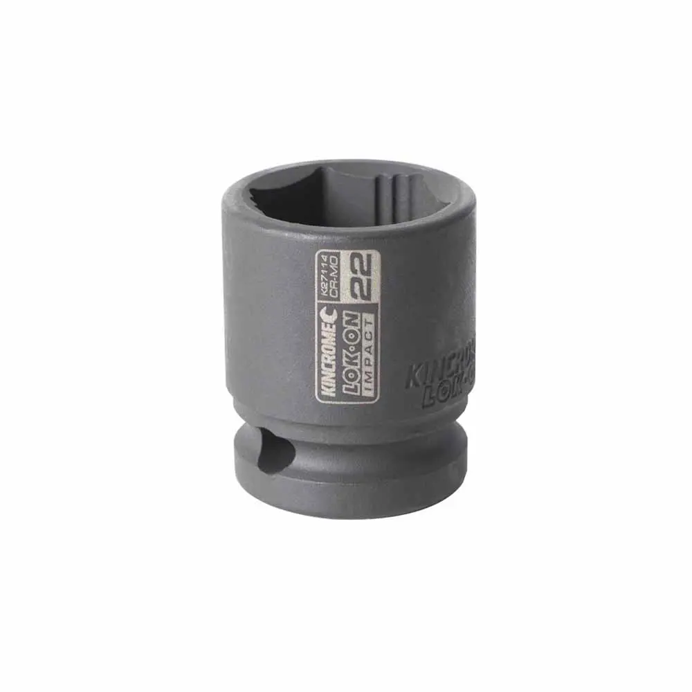 KINCROME LOK-ON 22mm 1/2" Drive Impact Socket K27114