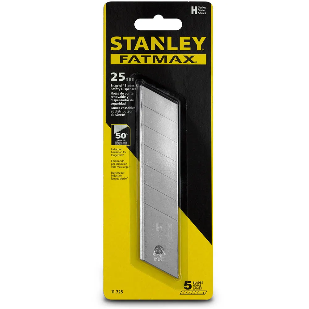 STANLEY FATMAX 5pk 25mm Snap Knife Blades 11-725