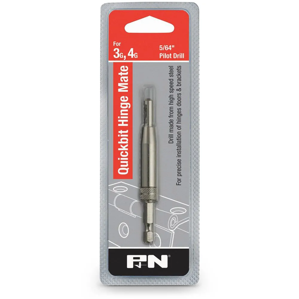 P&N QUICKBITS 5/64inch Hinge Installation Drill Bit - HINGE MATE
