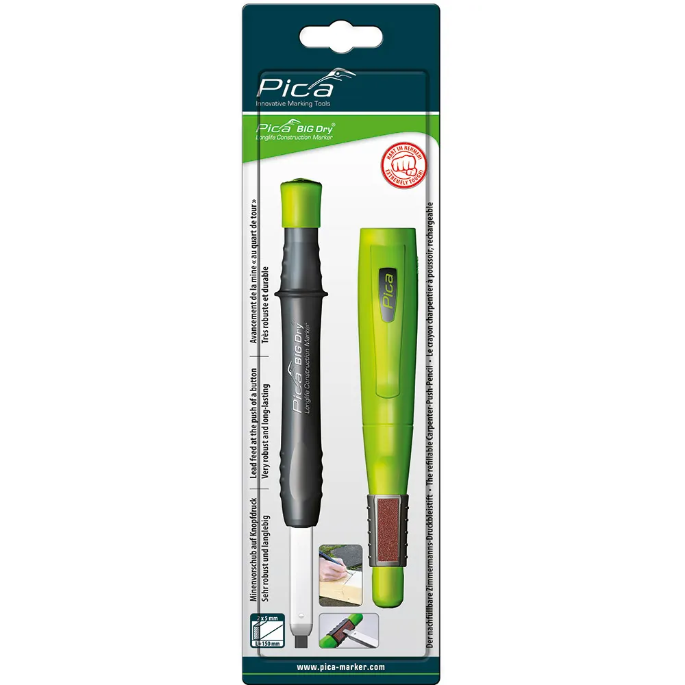 PICA Big Dry Longlife Construction Marker in Blister Pack 6060SB