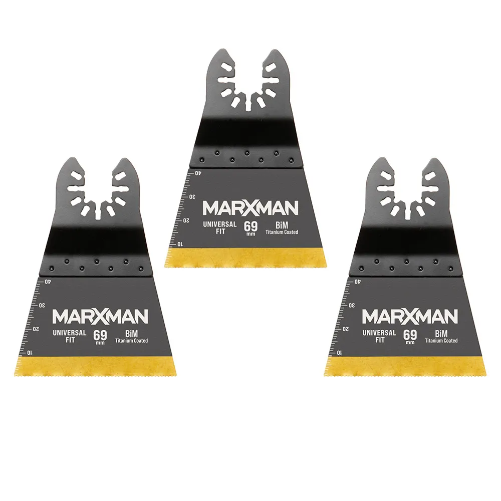 MARXMAN 69x90m Bi-Metal Multi-Tool Plunge Blade Set - 3 Piece MOMTBIM693PC