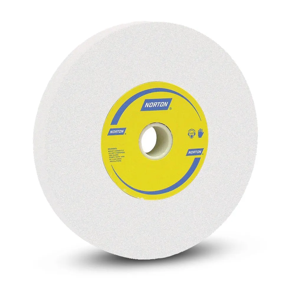 NORTON 200 x 25mm 120-Grit Very Fine White Aluminium Oxide Toolroom Grinding Wheel