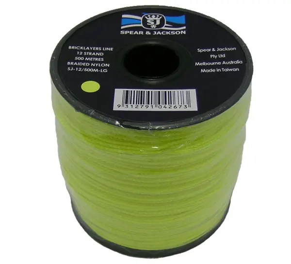SPEAR & JACKSON 12 Strand Nylon Brickline Lime Green