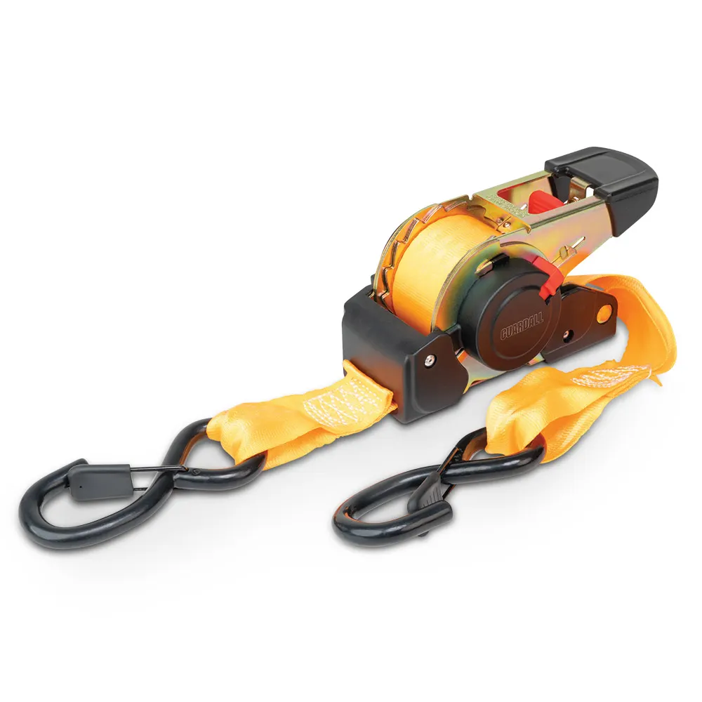 GUARDALL 38mm x 4m 500kg Retractable Ratcheting Strap GDARS500