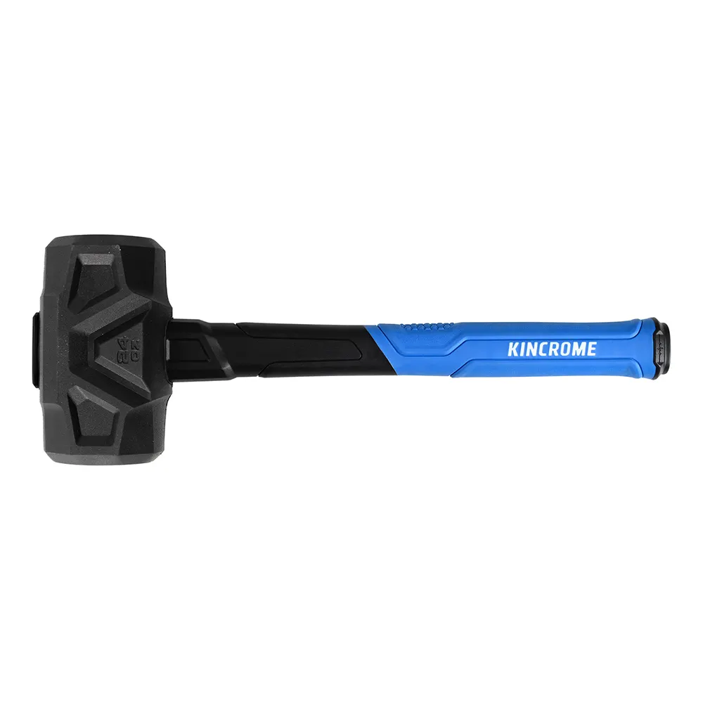 KINCROME 24oz Graphite Rubber Handle Grip Mallet - Black K9090